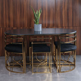 ناهارخوری 6نفره کم جافورتیک (طلایی)